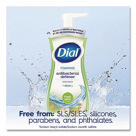 Antibacterial Foaming Hand Wash, Fresh Pear Scent, 10 oz, 8/Carton (34721)