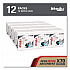 X70 Cloths, 1/4 Fold, 12.5 x 12, White, 76/Pack, 12 Packs/Carton (41200)