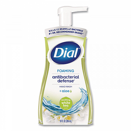 Antibacterial Foaming Hand Wash, Soothing White Tea Scent, 10 oz, 8/Carton (34733)