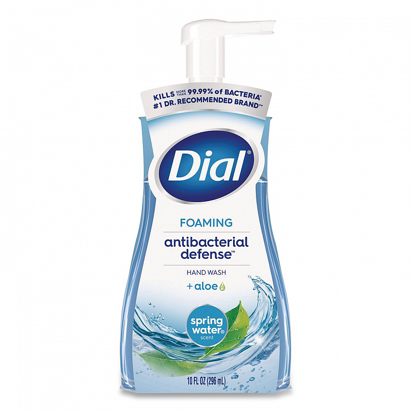 Antibacterial Foaming Hand Wash, Spring Water Scent, 10 oz, 8/Carton (34739)