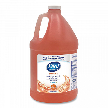 Antibacterial Defense Original Foaming Hand Wash, Plus Aloe, Original Scent, 1 gal, 4/Carton (35452)