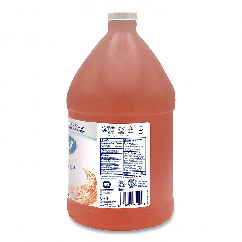 Antibacterial Defense Original Foaming Hand Wash, Plus Aloe, Original Scent, 1 gal, 4/Carton (35452)