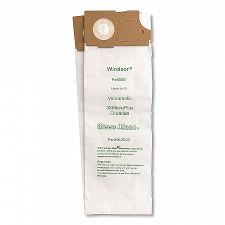 GK-2003 Replacement Vacuum Bag, 10 Bags/Pack, 10 Packs/Carton (GK2003)