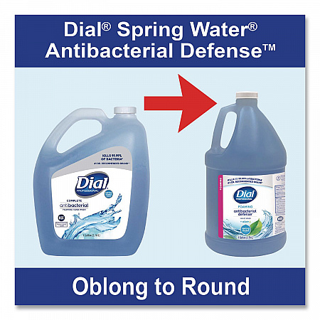 Antibacterial Defense Foaming Hand Wash Refill, Plus Aloe Formula, Spring Water Scent, 1 gal, 4/Carton (35458)