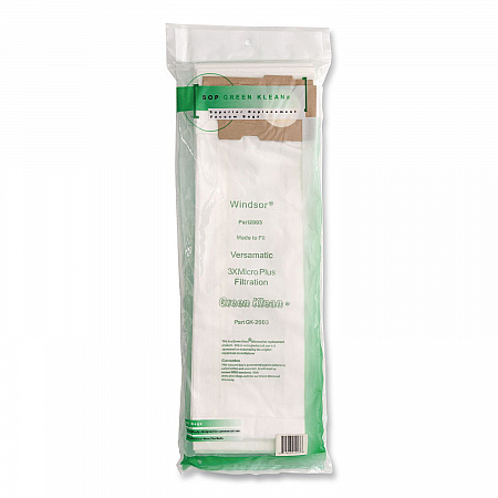 GK-2003 Replacement Vacuum Bag, 10 Bags/Pack, 10 Packs/Carton (GK2003)