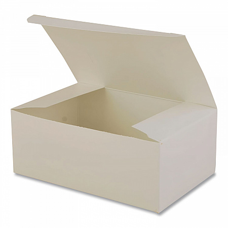 Carryout Boxes, 7 x 4.5 x 2.75, White, Paper, 500/Carton (2717)
