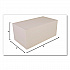 Carryout Boxes, 9 x 5 x 4, White, Paper, 250/Carton (2757)