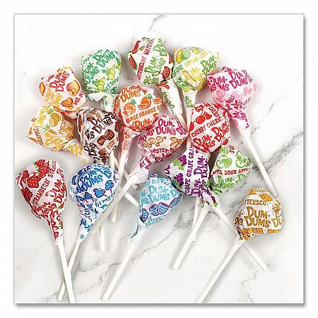 Dum-Dum-Pops, Assorted Flavors, Individually Wrapped, 120/Box (66)