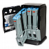 Tri-Tower Mini Dispenser, Holds Forks/Knives/Spoons or Sporks, 13.15 x 31.03 x 17.5, Black/Gray (DUSSTDSP3MIN)