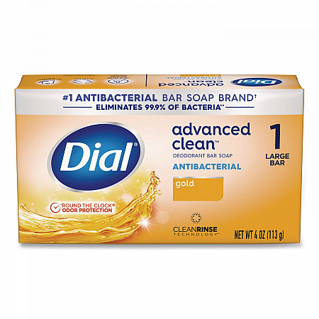 Deodorant Bar Soap, Iconic Dial Gold Fragrance, 4 oz, 36/Carton (92617)