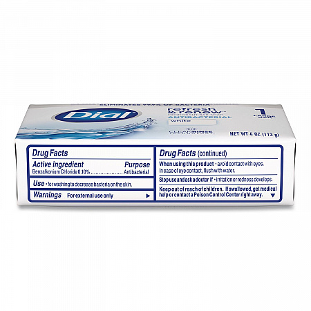 Deodorant Bar Soap, Iconic Dial Soap Scent, 4 oz, 36/Carton (92633)