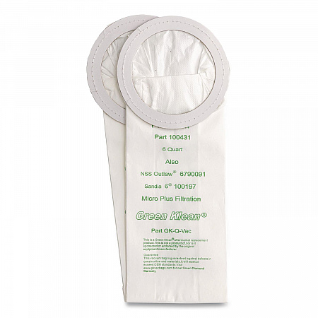 GK-Q-Vac Replacement Bag, 10 Bags/Pack, 10 Packs/Carton (GKQVAC)