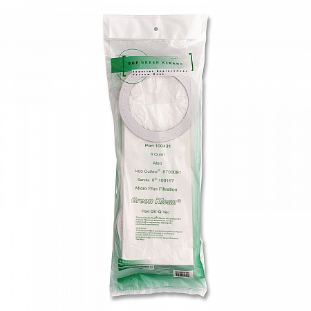 GK-Q-Vac Replacement Bag, 10 Bags/Pack, 10 Packs/Carton (GKQVAC)
