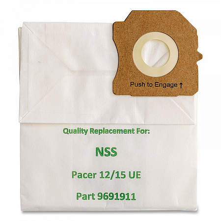 GK-P12/15UE Replacement Bag, 10 Bags/Pack, 10 Packs/Carton (GKP1215UE)