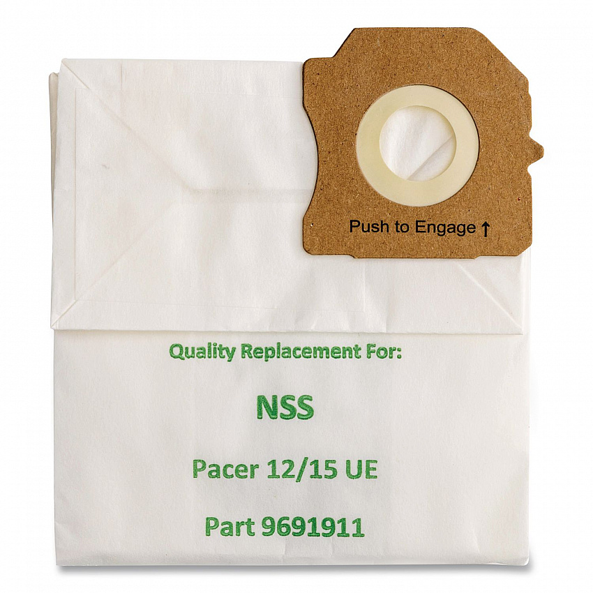 GK-P12/15UE Replacement Bag, 10 Bags/Pack, 10 Packs/Carton (GKP1215UE)