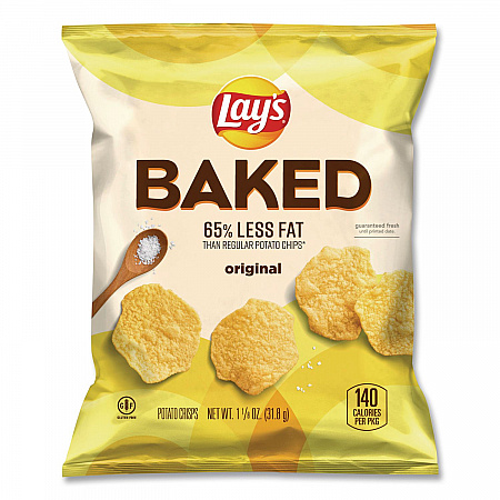 Baked Variety Pack, Baked Cheetos/Baked Lays BBQ/Baked Lays Original/Baked Ruffles Cheddar Sour Cream, 30 Bags/BX, 2 Boxes/CT (77325)