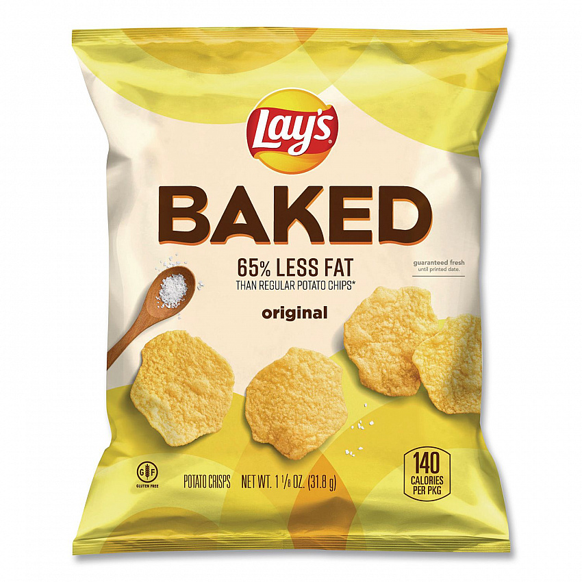 Baked Variety Pack, Baked Cheetos/Baked Lays BBQ/Baked Lays Original/Baked Ruffles Cheddar Sour Cream, 30 Bags/BX, 2 Boxes/CT (77325)