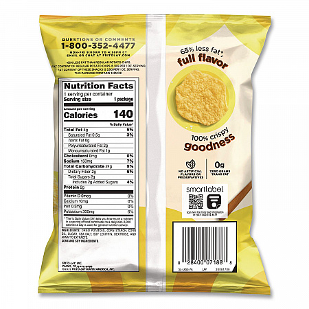 Baked Variety Pack, Baked Cheetos/Baked Lays BBQ/Baked Lays Original/Baked Ruffles Cheddar Sour Cream, 30 Bags/BX, 2 Boxes/CT (77325)