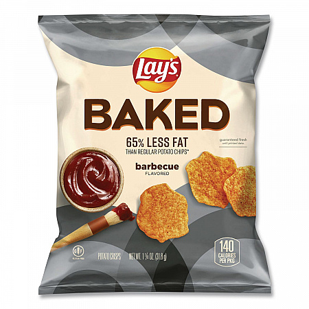 Baked Variety Pack, Baked Cheetos/Baked Lays BBQ/Baked Lays Original/Baked Ruffles Cheddar Sour Cream, 30 Bags/BX, 2 Boxes/CT (77325)