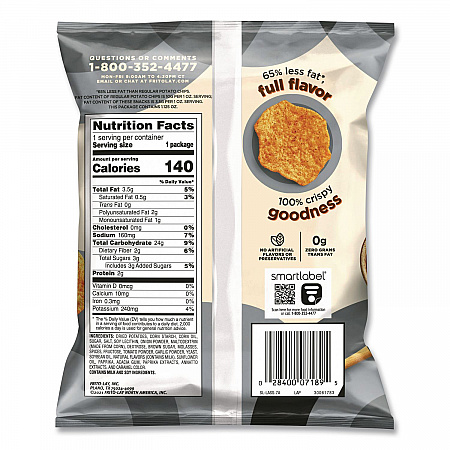 Baked Variety Pack, Baked Cheetos/Baked Lays BBQ/Baked Lays Original/Baked Ruffles Cheddar Sour Cream, 30 Bags/BX, 2 Boxes/CT (77325)