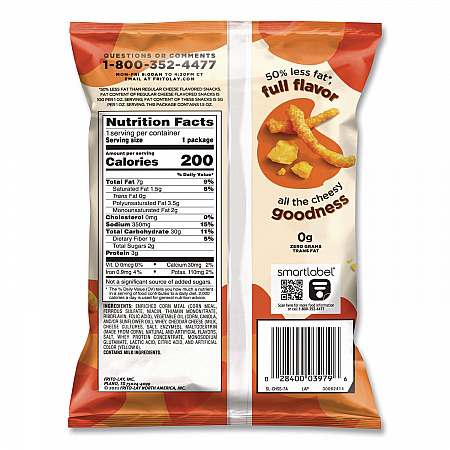 Baked Variety Pack, Baked Cheetos/Baked Lays BBQ/Baked Lays Original/Baked Ruffles Cheddar Sour Cream, 30 Bags/BX, 2 Boxes/CT (77325)