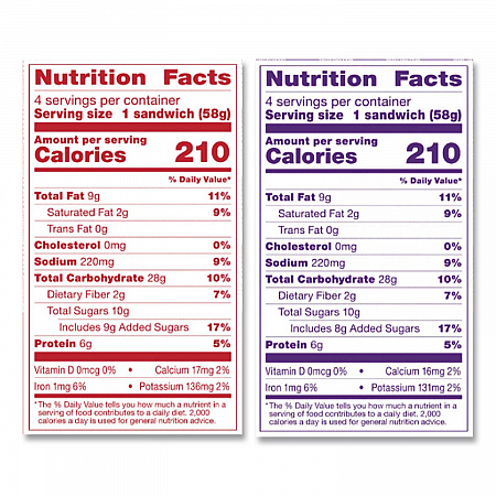 UNCRUSTABLES Peanut Butter and Grape Jelly/Peanut Butter and Strawberry Jam, 2 oz, 10 Sandwiches/Pack, 2 Packs/Carton (90300134)
