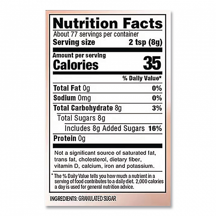 Pure Sugar Cane, 20 oz Canister, 3/Pack (94205)