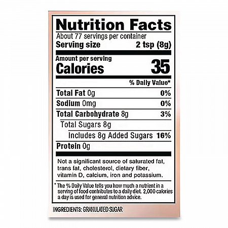 Pure Sugar Cane, 20 oz Canister (90585)