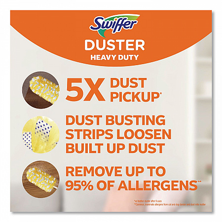 Heavy Duty Dusters Starter Kit, Handle Extends to 3 ft, 1 Handle with 12 Duster Refills (77300)