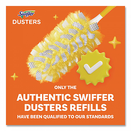 Heavy Duty Dusters Starter Kit, Handle Extends to 3 ft, 1 Handle with 12 Duster Refills (77300)