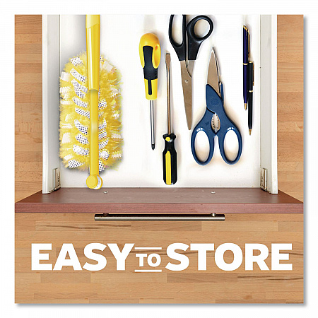 Heavy Duty Dusters Starter Kit, Handle Extends to 3 ft, 1 Handle with 12 Duster Refills (77300)