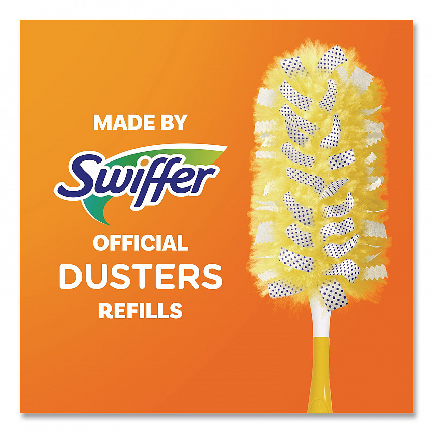 Heavy Duty Dusters Starter Kit, Handle Extends to 3 ft, 1 Handle with 12 Duster Refills (77300)