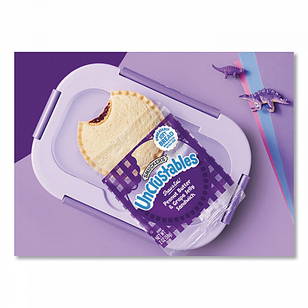 UNCRUSTABLES Peanut Butter and Grape Jelly, 2 oz, 10/Box, 2 Boxes/Carton (90300135)