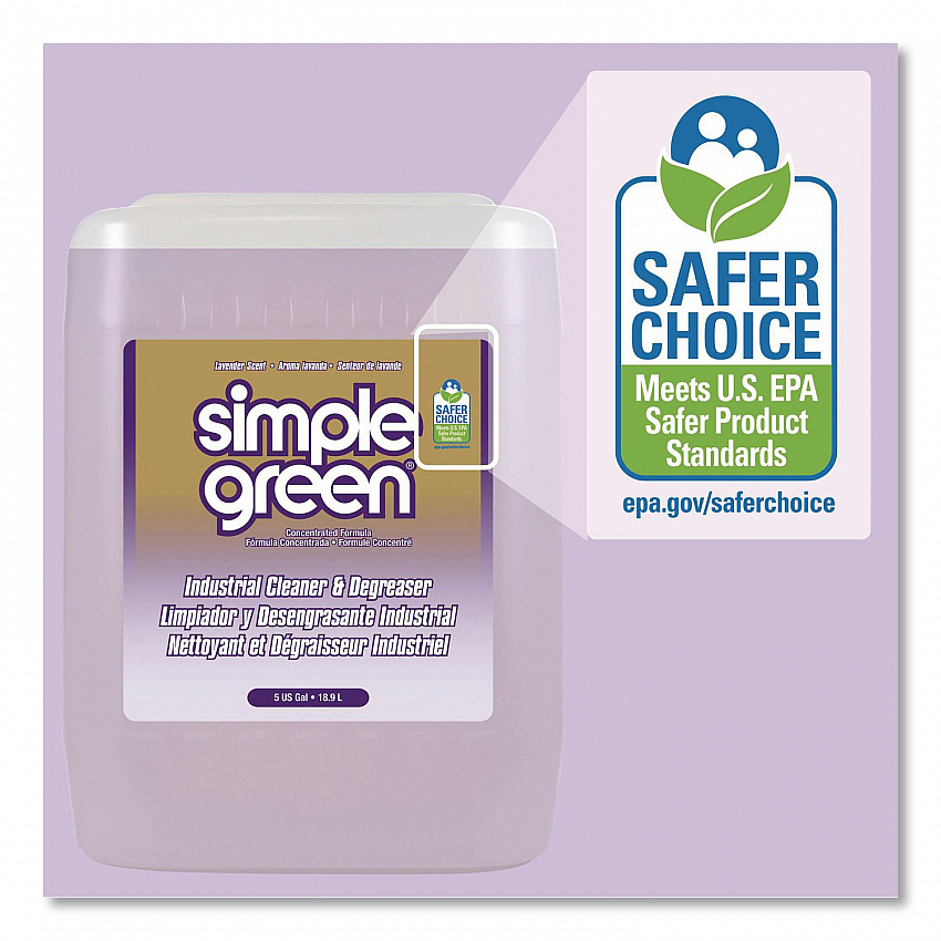Industrial Cleaner and Degreaser, Lavender Scent, 5 gal Pail (1600005)