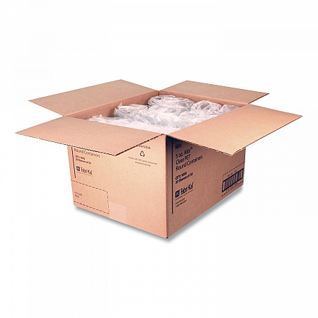 Recycleware Deli Containers, 5 oz, 3.6 x 2.6 x 1.8, Clear, Plastic, 1,000/Carton (9501008)