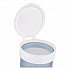 Adjustable Water Cup Dispenser with Removable Cap, For 4 oz to 10 oz Cups, Frosted Blue (C3165FBL)