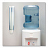 Adjustable Water Cup Dispenser with Removable Cap, For 4 oz to 10 oz Cups, Frosted Blue (C3165FBL)