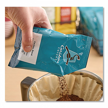 Caribou Blend Ground Coffee, 2.5 oz, 18/Carton (008710)