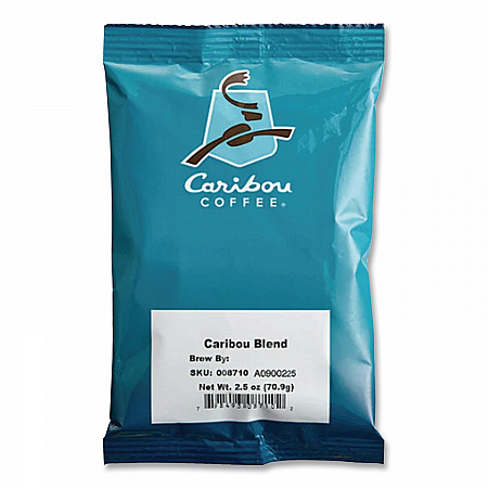Caribou Blend Ground Coffee, 2.5 oz, 18/Carton (008710)
