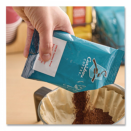 Decaf Caribou Blend Coffee Fractional Packs, 2.5 oz, 18/Carton (008715)