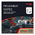 X70 Wipers in a Bucket Refills, No Bucket, 13 x 10, Unscented, White, 220/Rolls, 3 Rolls/Carton (83571)