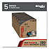 Power Clean X80 Heavy Duty Cloths, HYDROKNIT, POP-UP Box, 8.34 x 16.8, Red, 76/Box, 5 Box/Carton (05930)