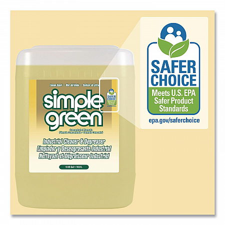 Industrial Cleaner and Degreaser, Lemon Scent, 5 gal Pail (3014005)