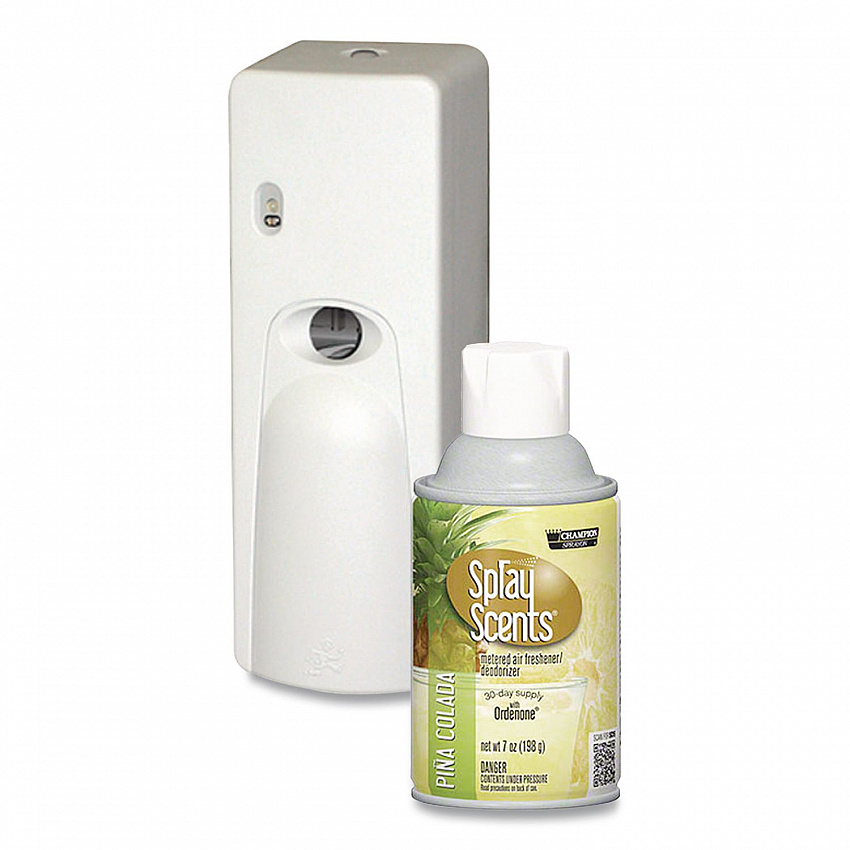 Champion Sprayon SPRAYScents Metered Air Freshener Refill, Pina Colada, 7 oz Aerosol Spray, 12/Carton (5180)