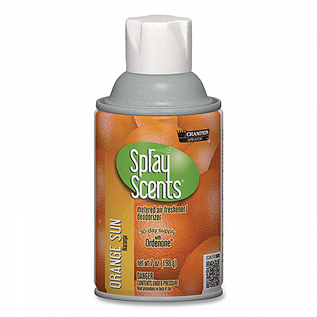 Champion Sprayon SPRAYScents Metered Air Freshener Refill, Orange Sun, 7 oz Aerosol Spray 12/Carton (5182)