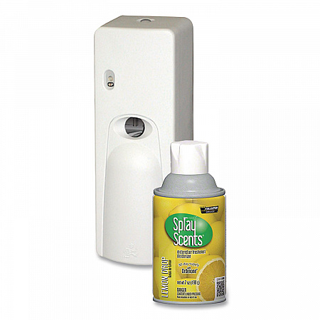 Champion Sprayon SPRAYScents Metered Air Freshener Refill, Lemon, 7 oz Aerosol Spray 12/Carton (5189)