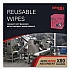 Power Clean X80 Heavy Duty Cloths, 12.5 x 12, Red, 50/Box, 4 Boxes/Carton (41029)