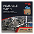 Power Clean X80 Heavy Duty Cloths, 11.1 x 16.8, Blue, 152 Wipers/Carton (41041)