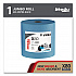 Power Clean X80 Heavy Duty Cloths, Jumbo Roll, 12.4 x 12.2, Blue, 455/Roll (41043)