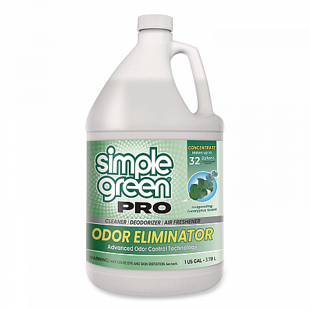 Pro Odor Eliminator, Eucalyptus Scent, 1 gal Bottle, 6/Carton (4251128)